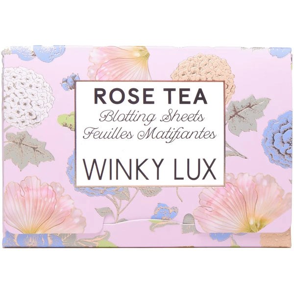 Papeles Matificantes Té de Rosas Winky Lux