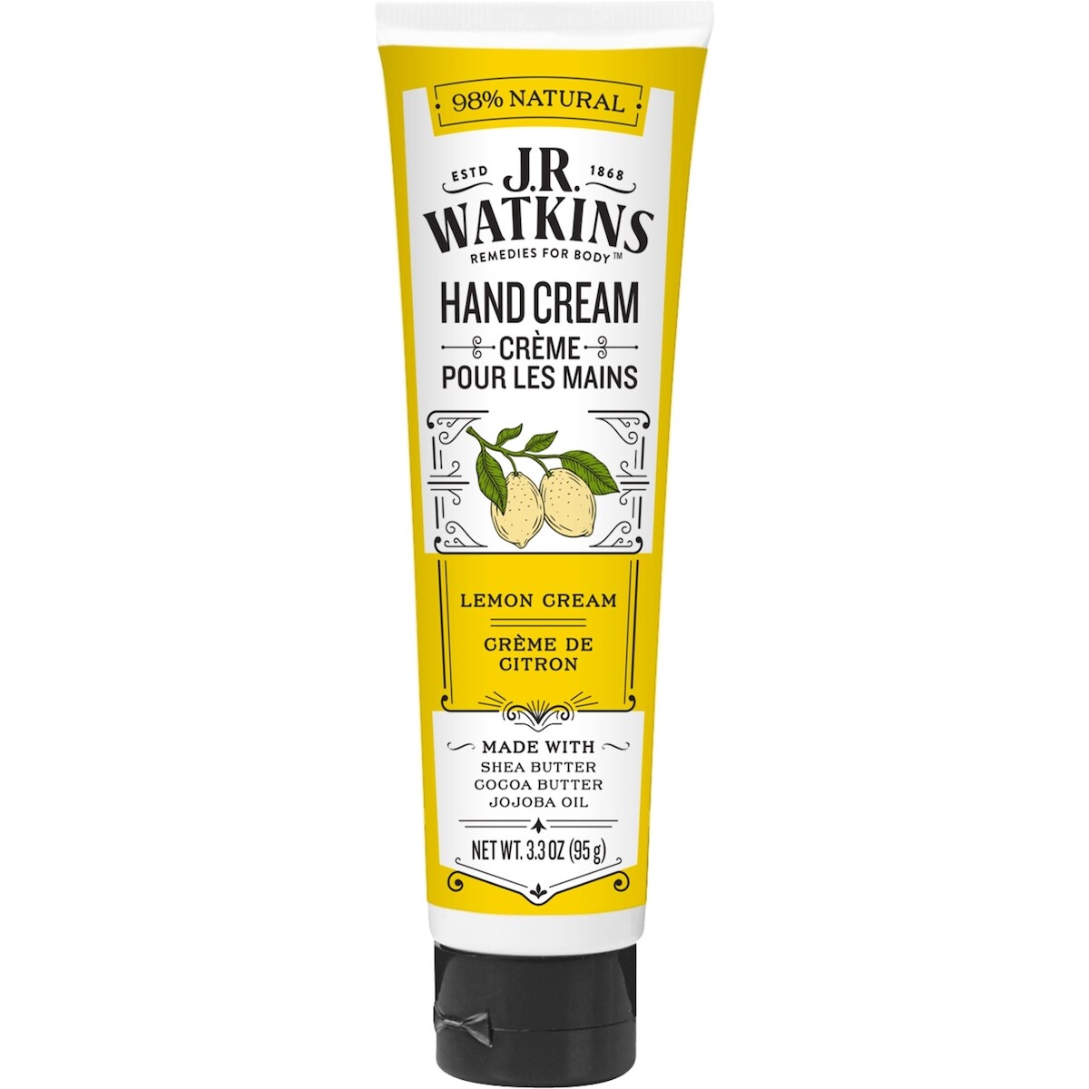 Crema de Manos Limón 95 g J.R.Watkins