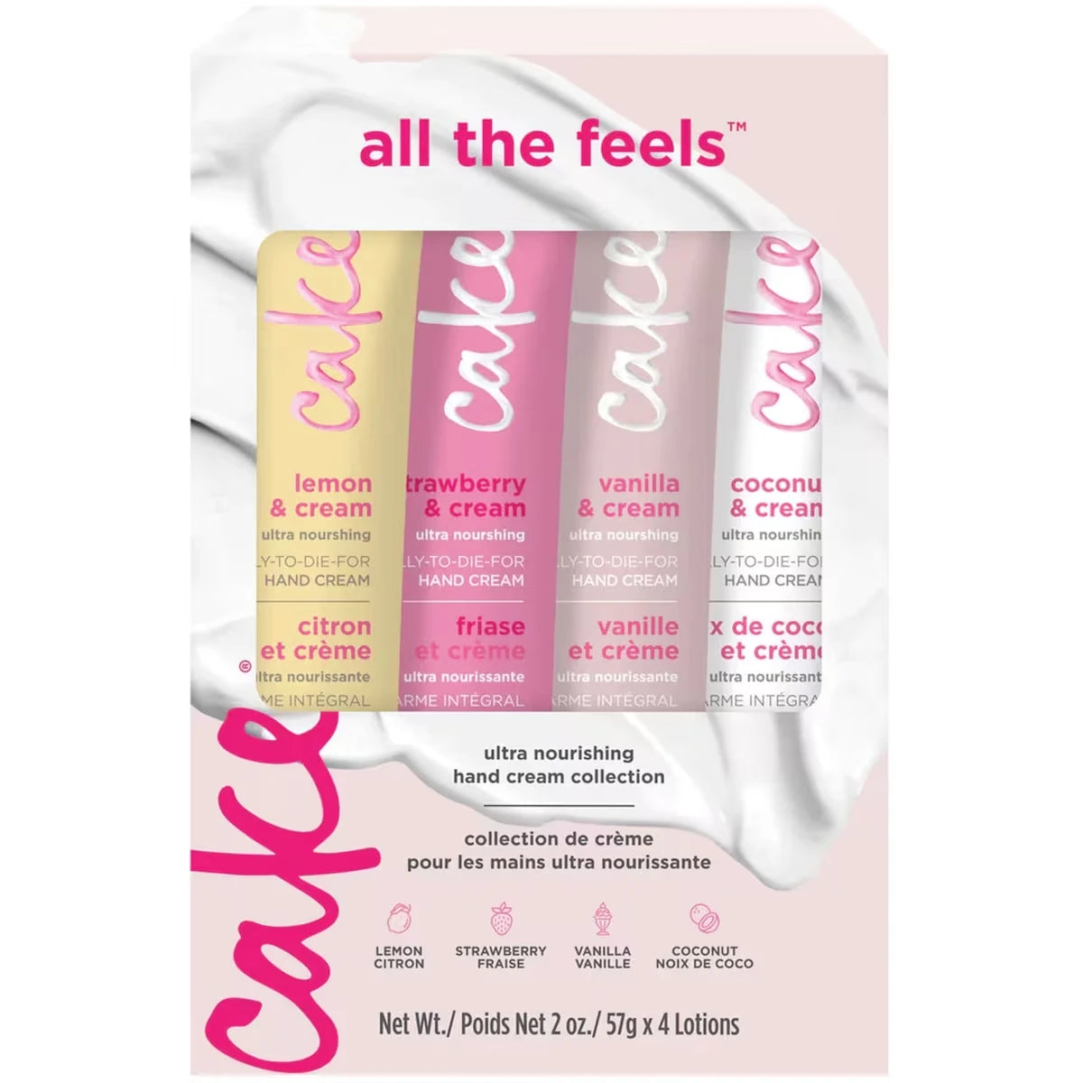 Crema de Manos Pack 4 unidades Cake Beauty