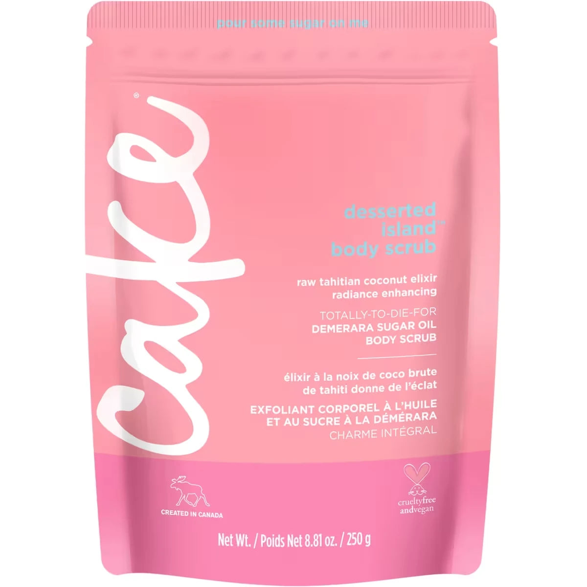 Exfoliante Corporal Desserted Island con Azúcar Demerara Cake Beauty