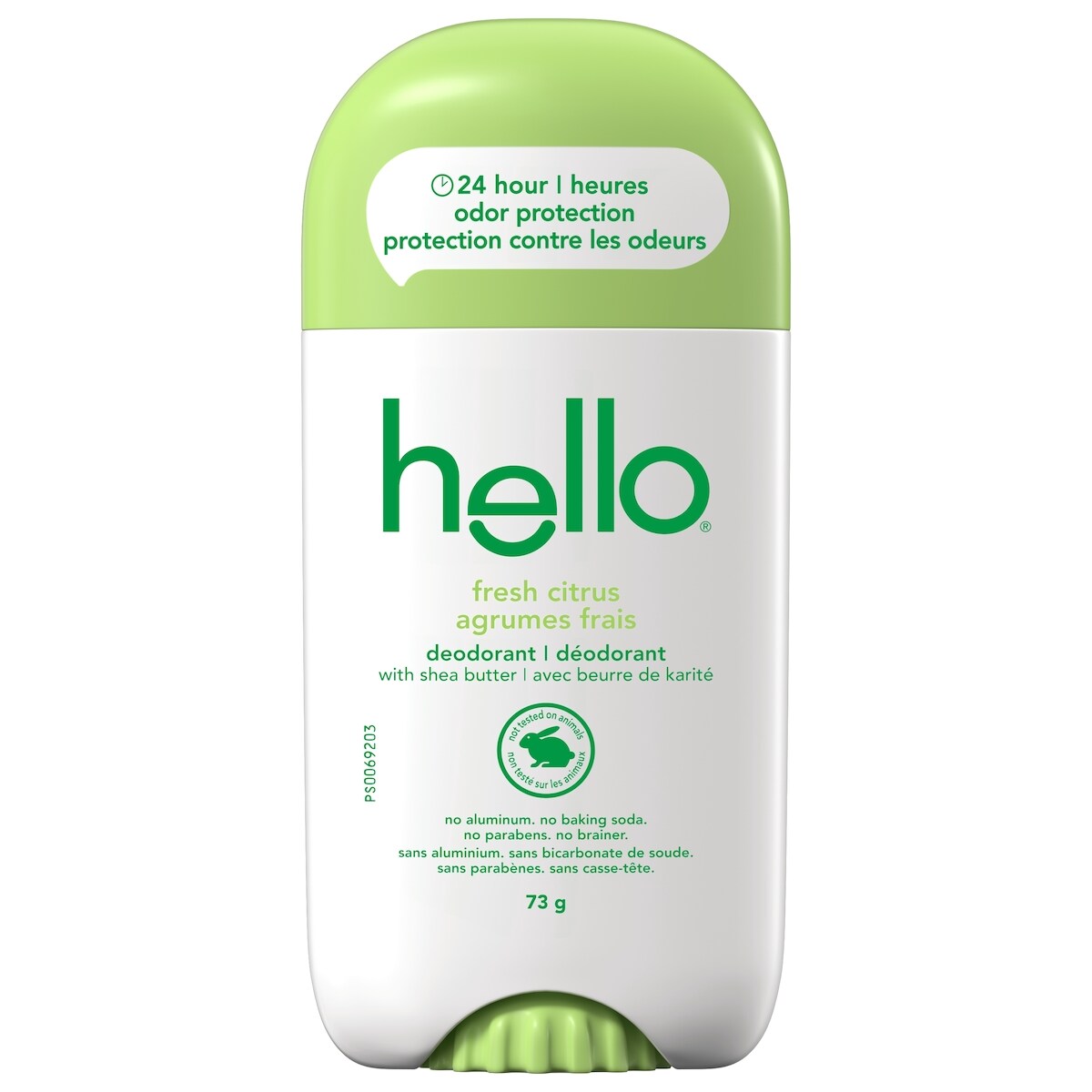 Desodorante Cítrico Fresco con Manteca de Karité Hello