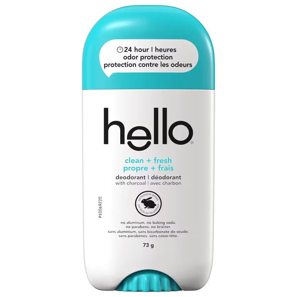 Desodorante Fresco con Carbón Activado 73 g Hello