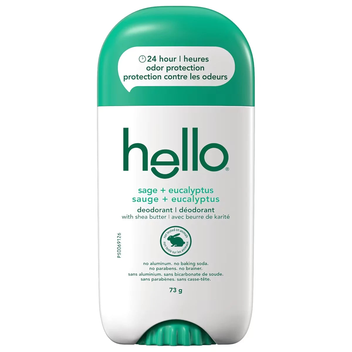 Desodorante Salvia + Eucalipto con Manteca 73 g Hello