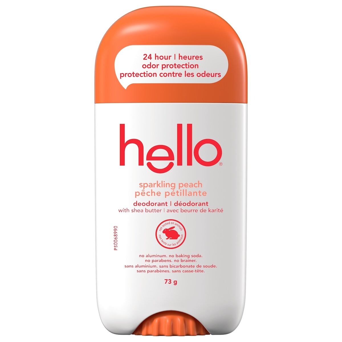 Desodorante Durazno Efervescente con Manteca de Karité Hello