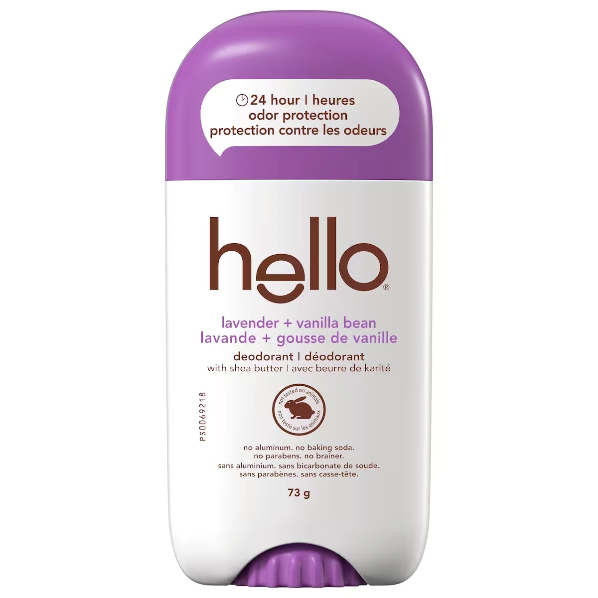 Desodorante Lavanda + Vaina de Vainilla con Manteca Hello
