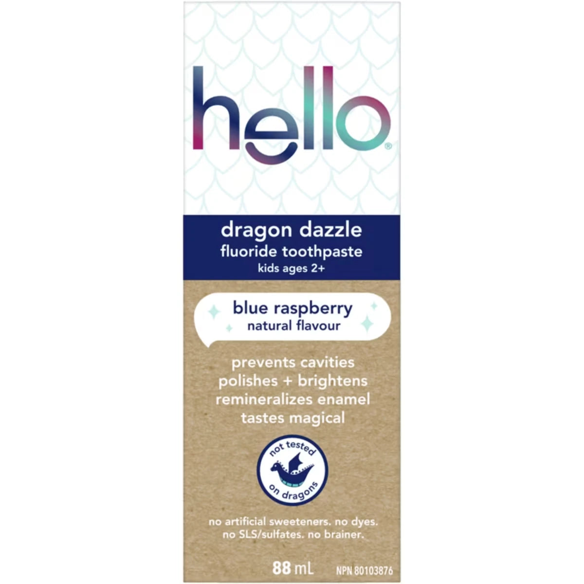 Pasta Dental con Flúor Dragón Deslumbrante para Niños Hello