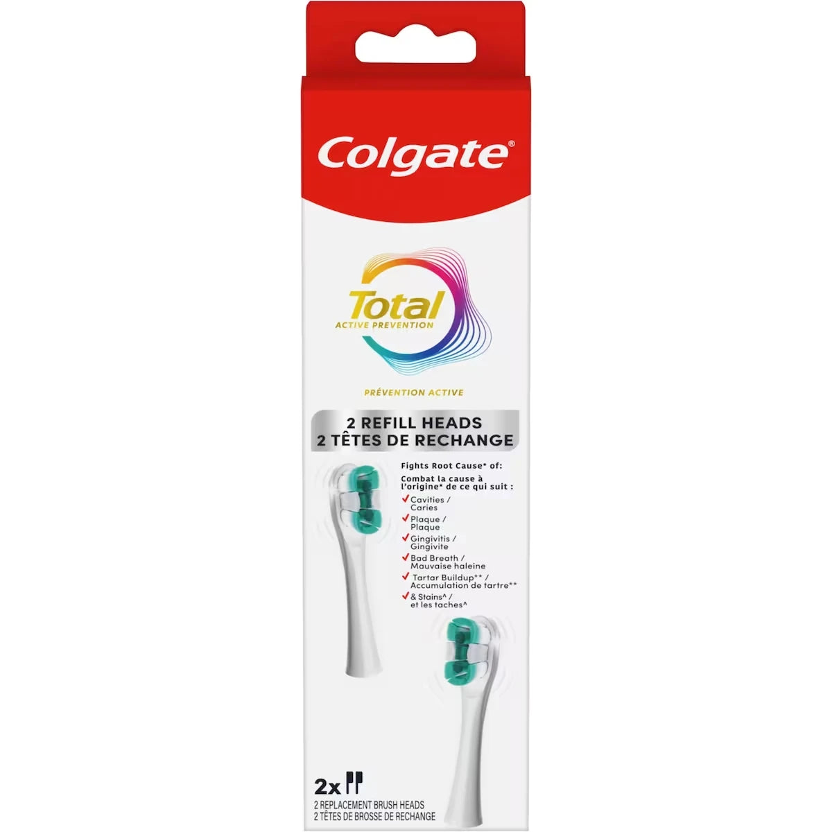 Higiene Bucal Total Cabezales de Cepillo de Dientes Colgate