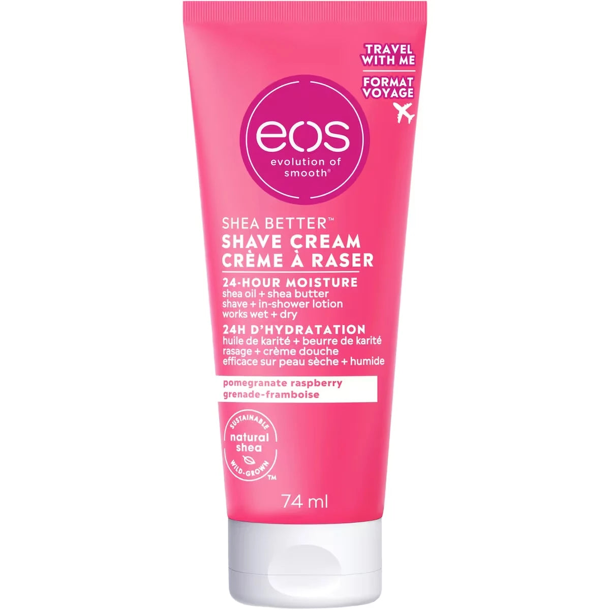 Crema de Afeitar Shea Better Granada y Frambuesa EOS