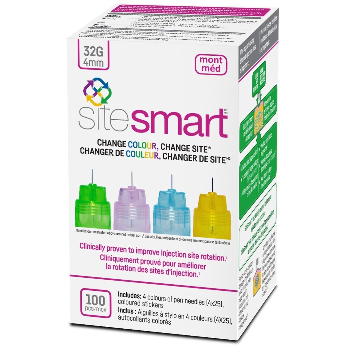Agujas para Lápiz Inyector SiteSmart