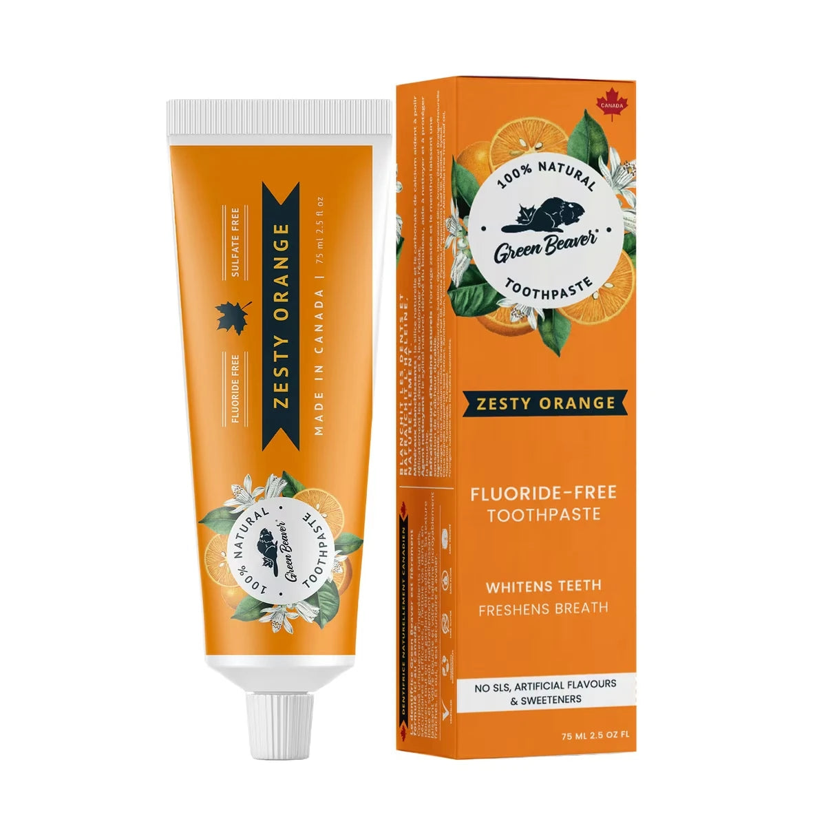 Pasta Dental Naranja Frutal Green Beaver