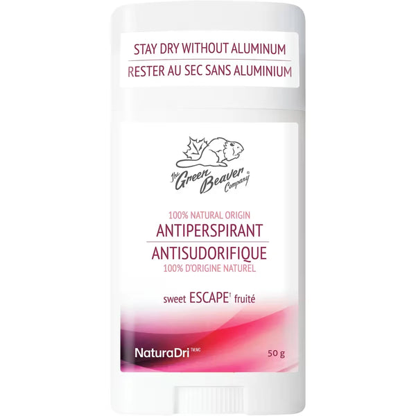Antitranspirante 100% Natural sin Aluminio Escape Green Beaver