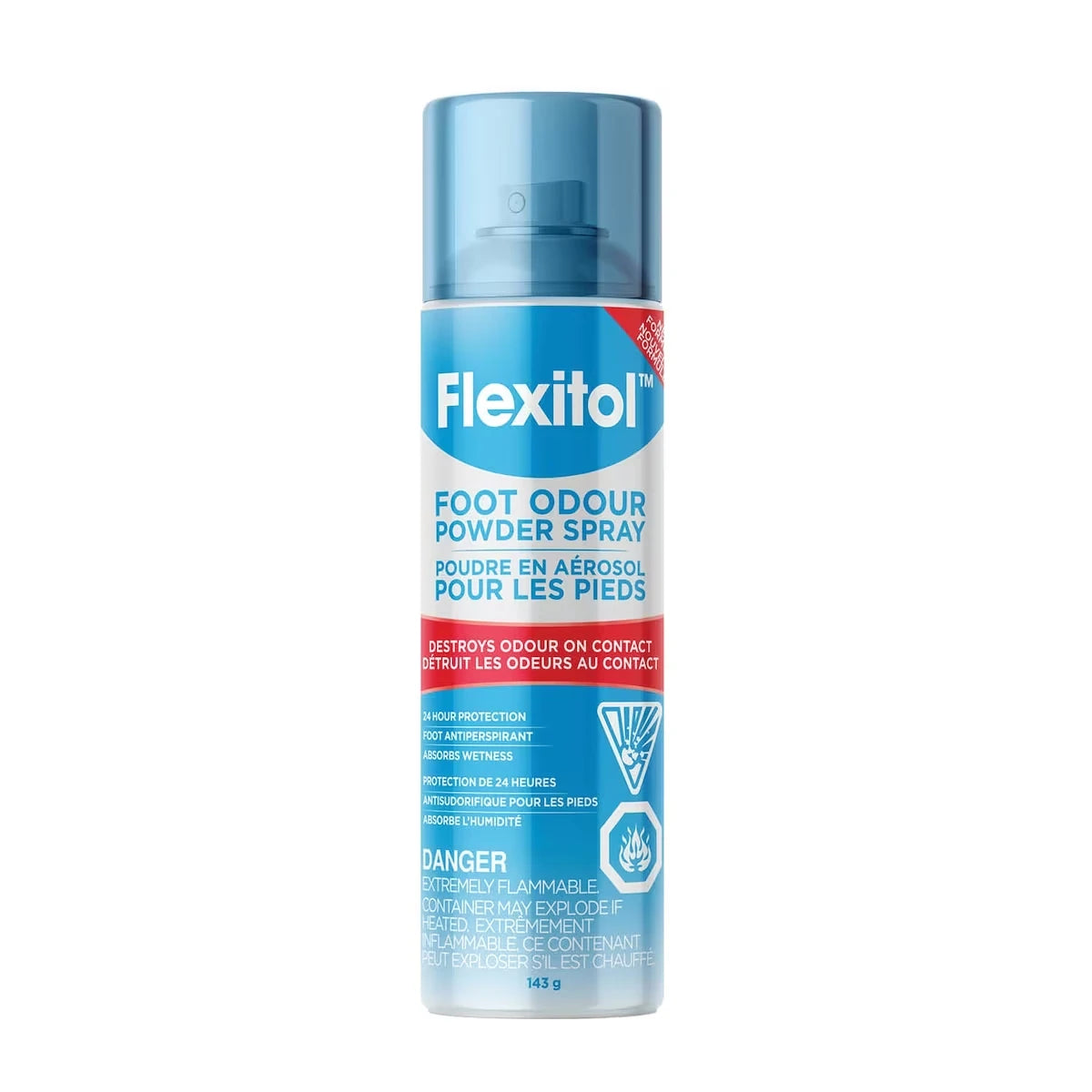 Polvo en Aerosol para los Pies Flexitol