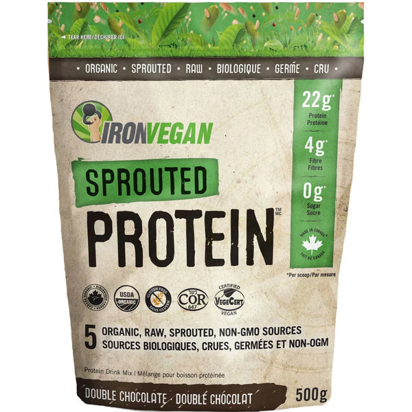 Proteína Vegetal Germinada Sprouted Chocolate Iron Vegan