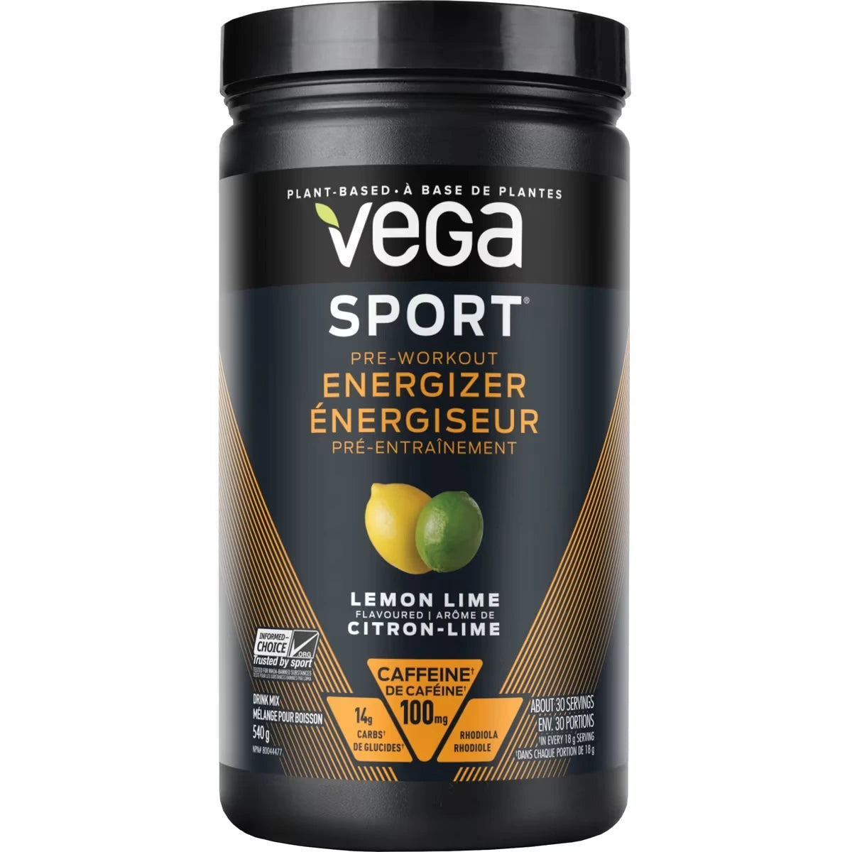 Suplemento Pre-Entrenamiento Sport Vega
