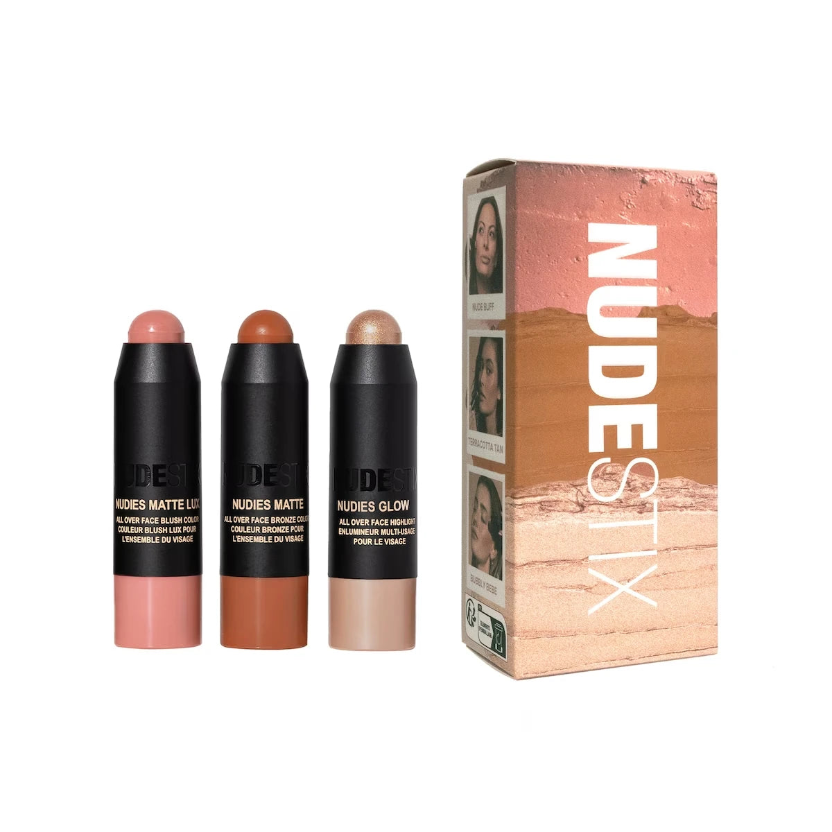 Mini Kit de 3 Piezas Warm Nudes Nudestix