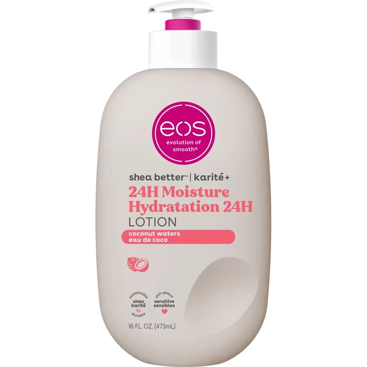 Loción Corporal Shea Better Hidratación 24H Agua de Coco EOS