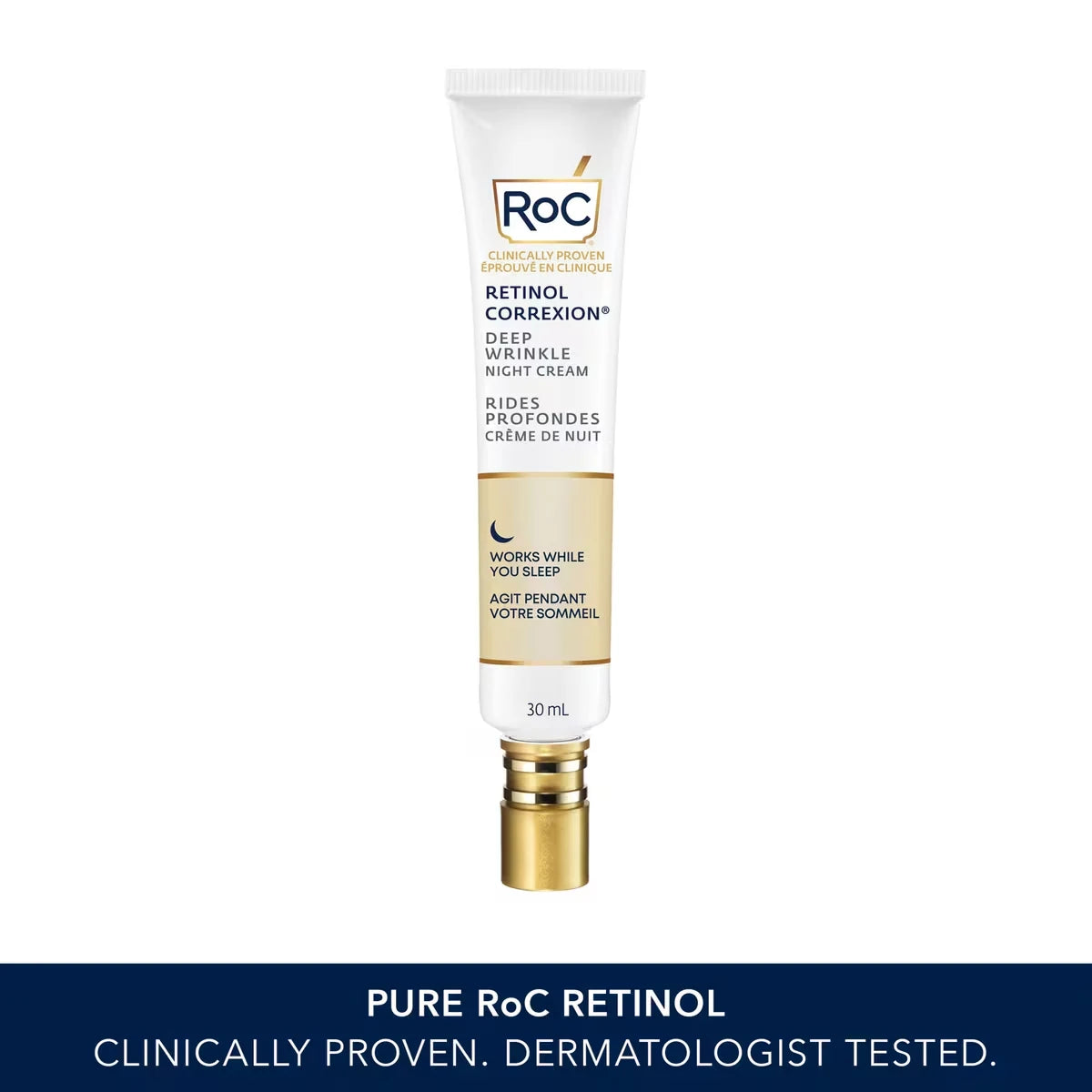Crema Facial Retinol Correxion Profundo Arrugas de Noche RoC Skincare