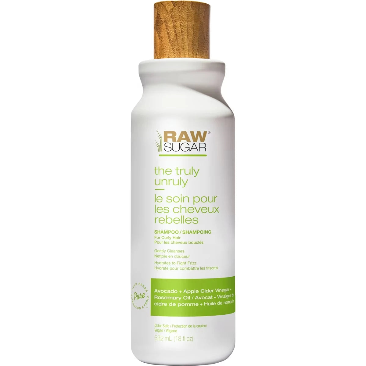 Shampoo Palta Vinagre de Manzana y Aceite de Romero Raw Sugar
