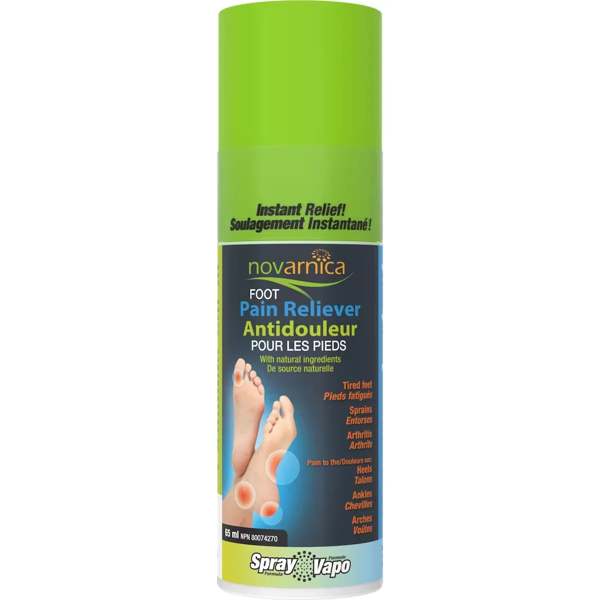 Alivio Spray Antidolor para Pies Novarnica