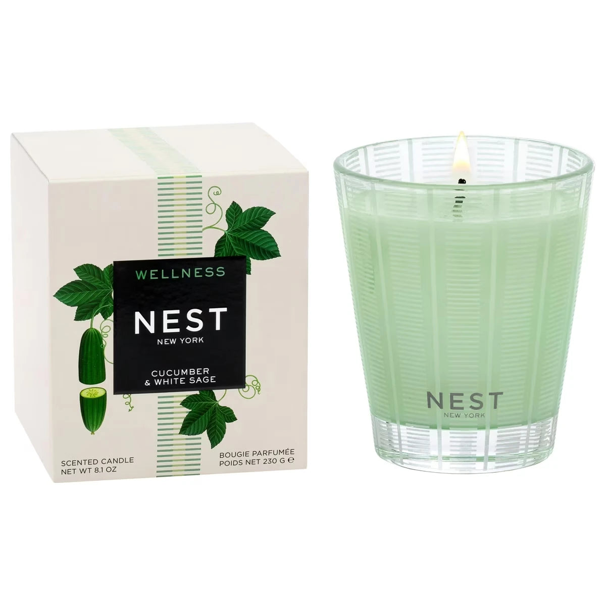 Vela Aromática Pepino y Salvia Blanca Nest