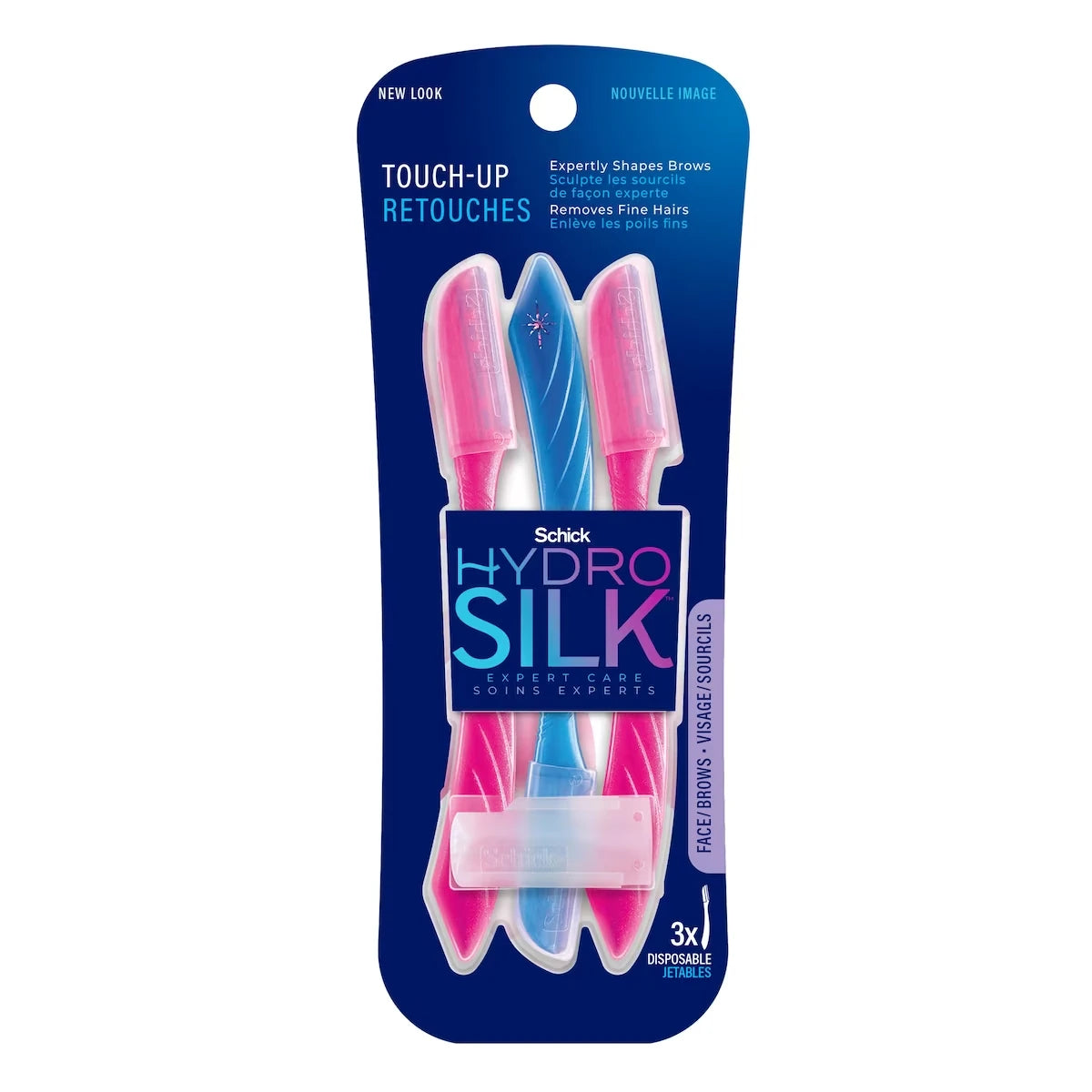 Perfilador de Cejas y Afeitadora Facial Hydro Silk Schick