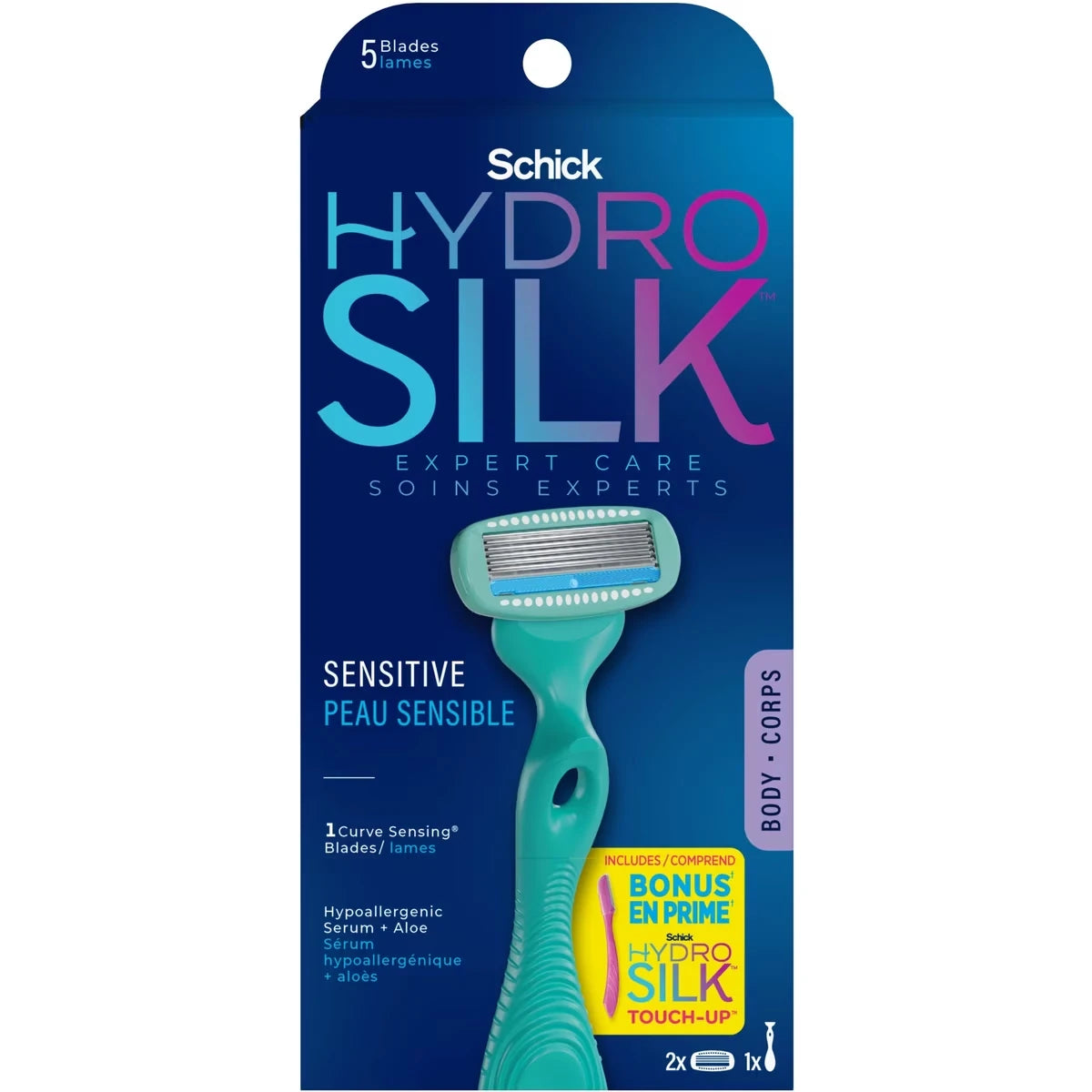 Afeitadora Hydro Silk Sensitive con Recortador Schick