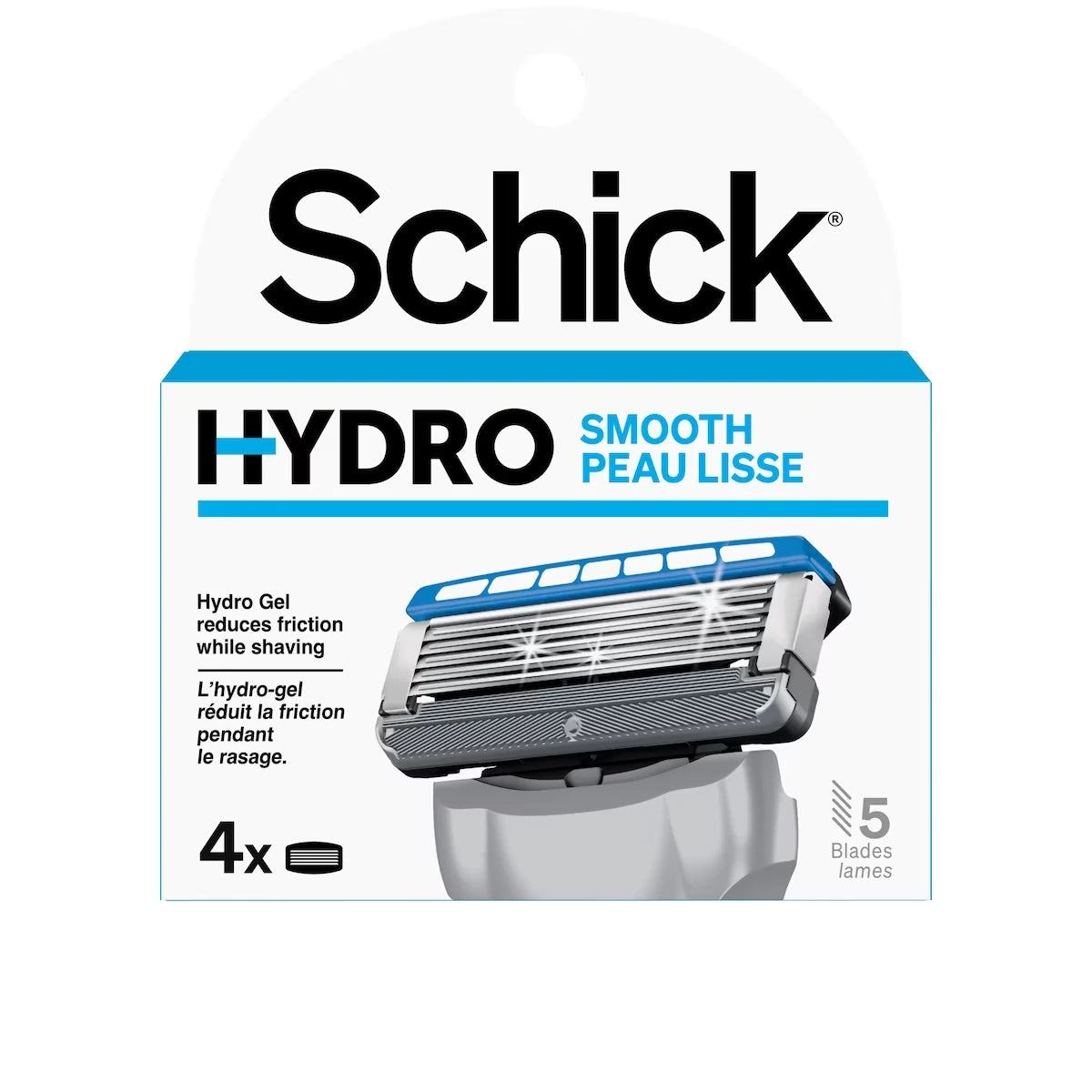 Cartuchos de Hojas Hydro Skin Comfort para Piel Seca Schick