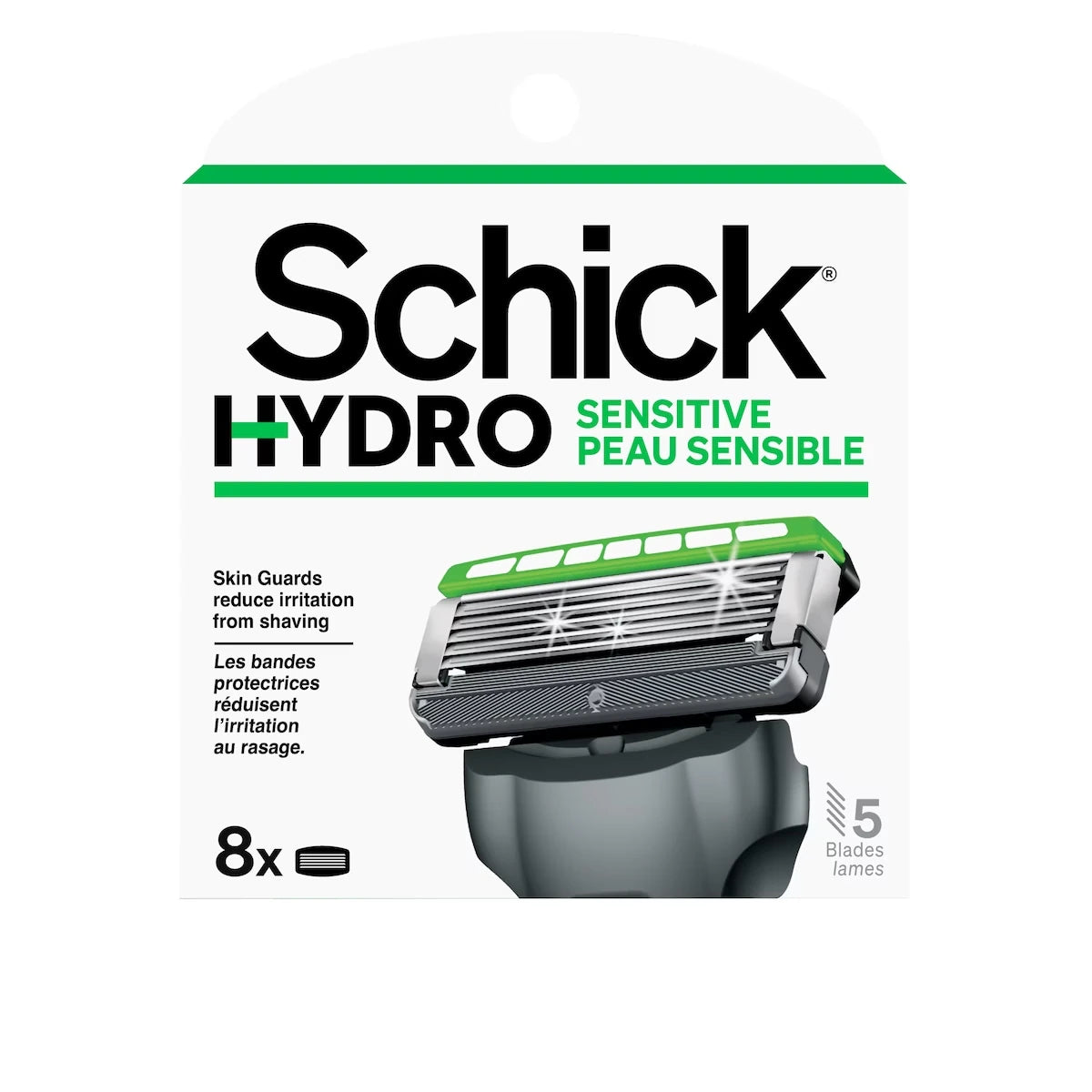 Cartuchos de Hojas Hydro Skin Comfort para Hombre con Gel Schick
