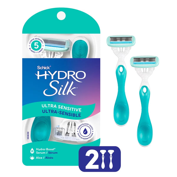 Afeitadoras Desechables de 5 Hojas Hydro Silk Schick