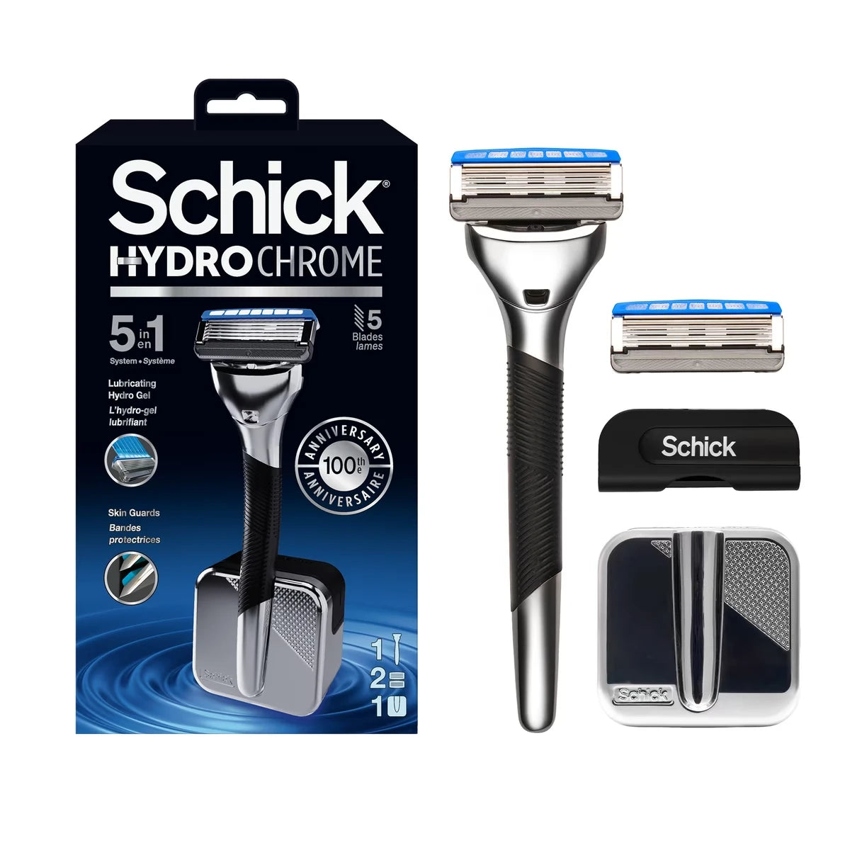 Afeitadora para Hombre Hydro Chrome Schick