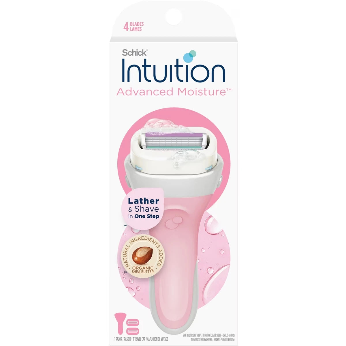 Máquina de Afeitar Mujer Intuition con Manteca de Karité Schick
