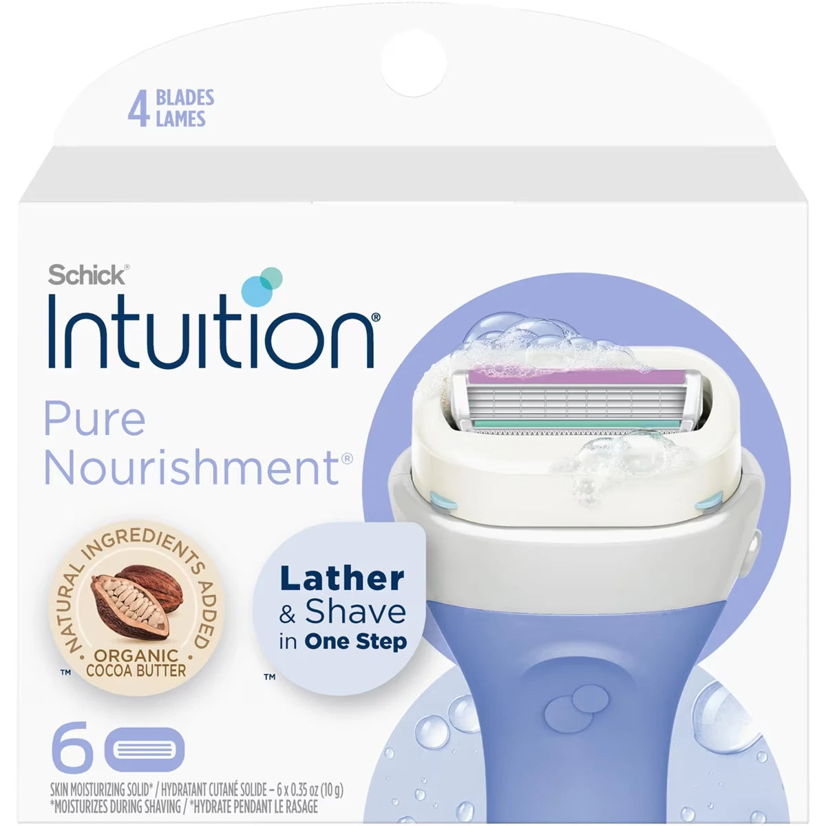 Repuestos de Hojas Intuition Leche de Coco y Almendra Schick