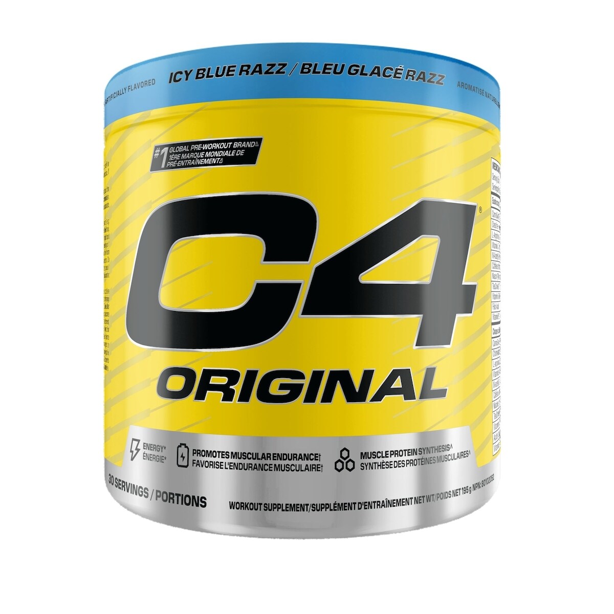 Pre-Entreno Original Sabor Frambuesa Azul C4