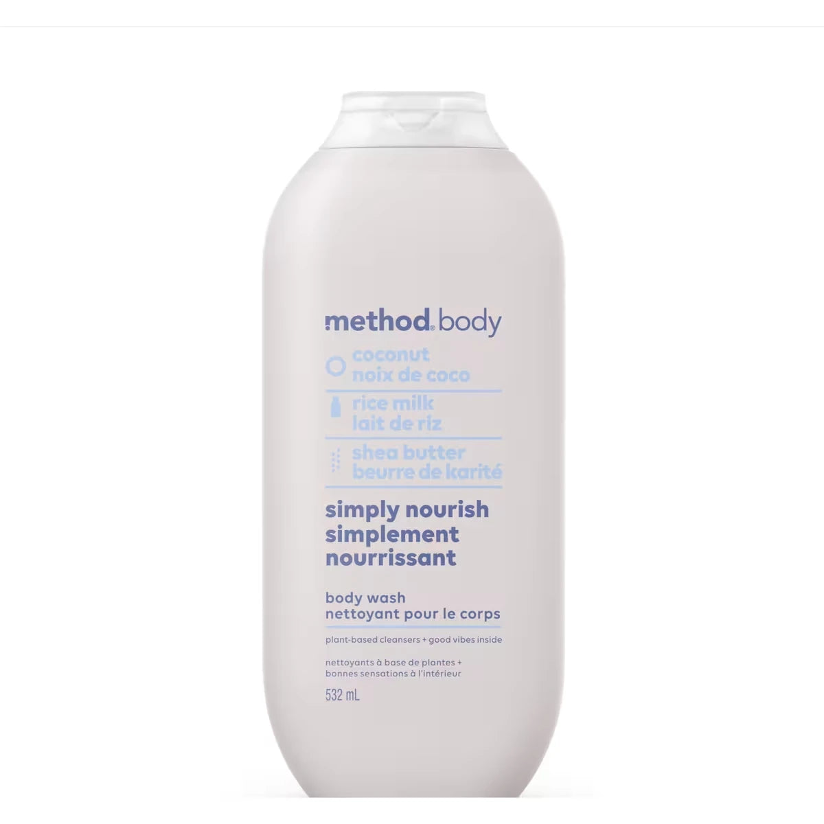 Gel de Ducha Limpiador para el Cuerpo Simplemente Nutritivo Method