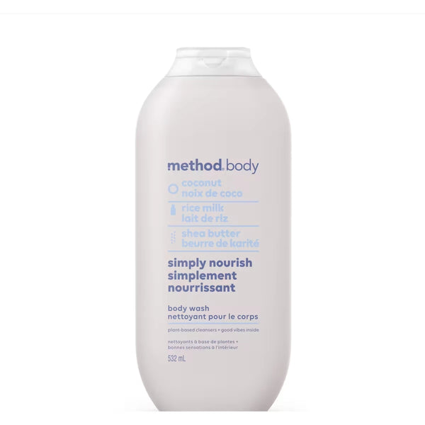 Gel de Ducha Limpiador para el Cuerpo Simplemente Nutritivo Method