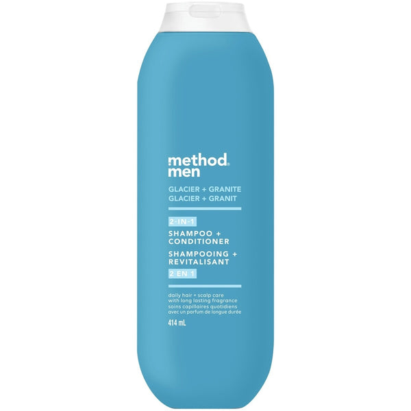 Shampoo y Acondicionador 2 en 1 Hombre Glaciar y Granito Method