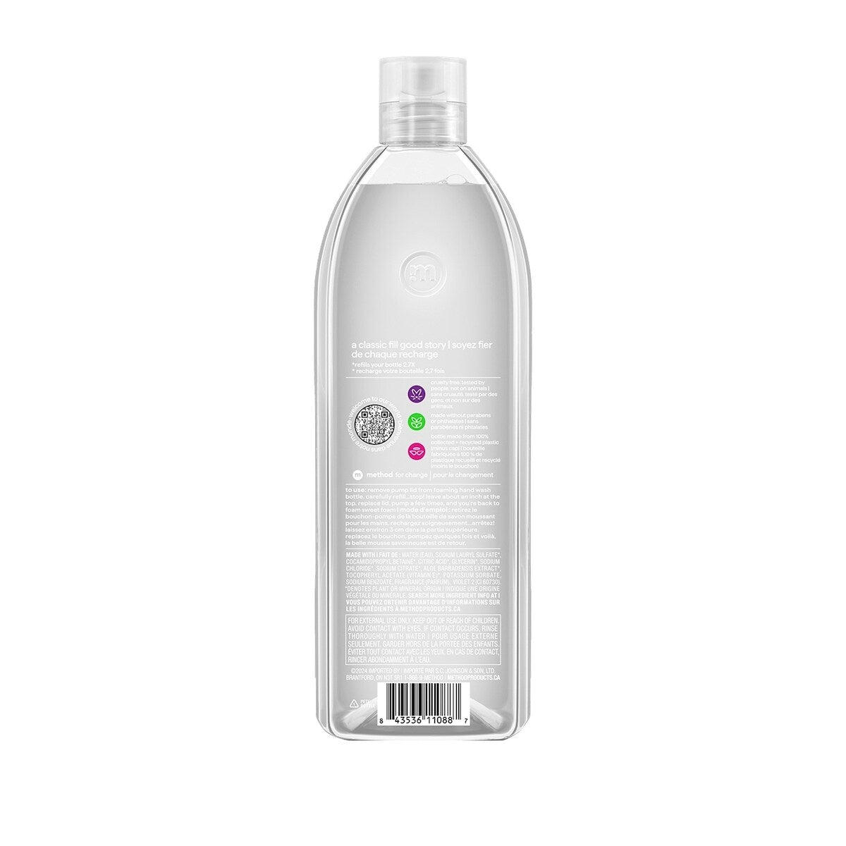 Jabón de Manos en Espuma Agua Dulce Method