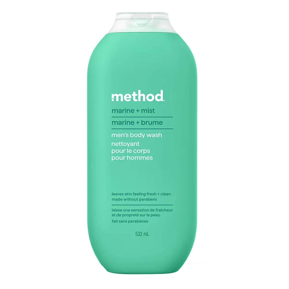Gel de Ducha Marino + Bruma Limpiador para el Cuerpo Hombre Method