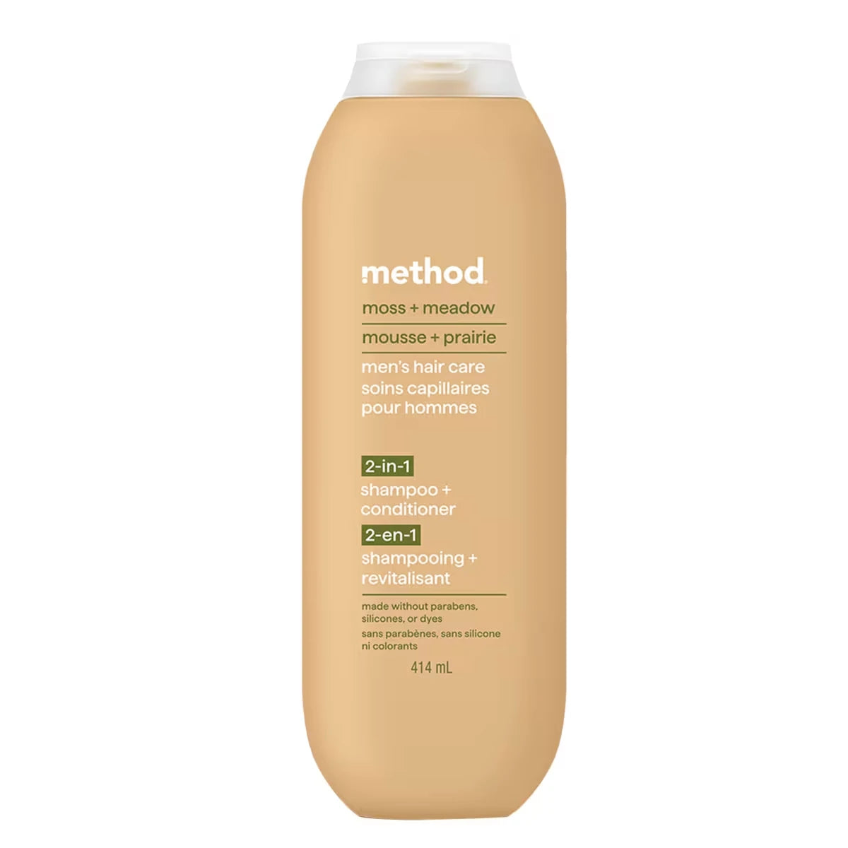 Shampoo y Acondicionador 2 en 1 para Hombre Moss + Meadow Method