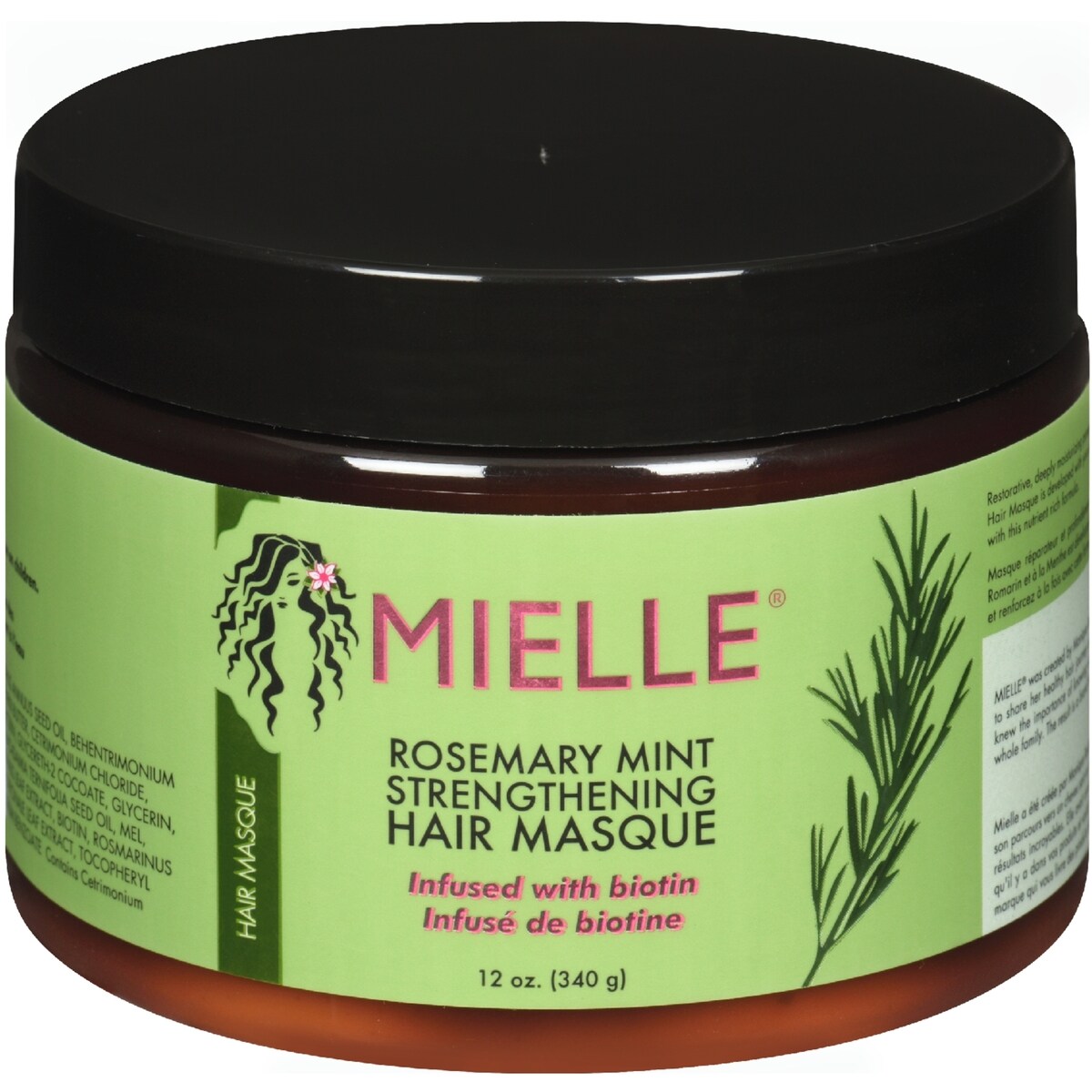 Mascarilla Capilar Fortificante con Romero y Menta Mielle
