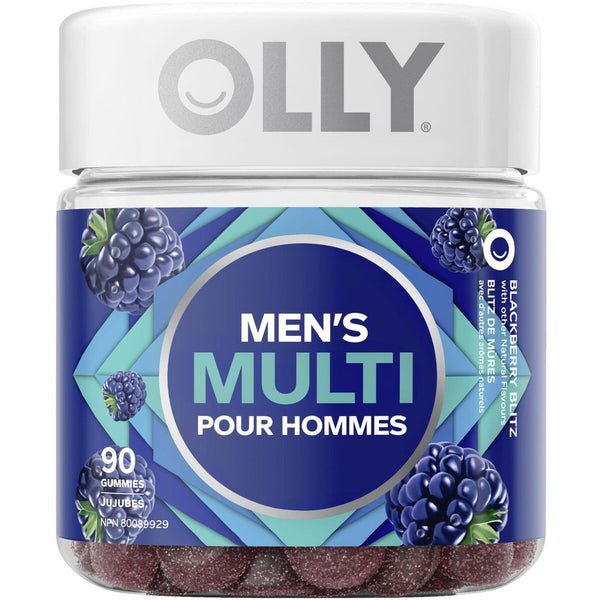 Gomitas Multivitamínicas para Hombre Sabor Mora 90 unidades OLLY