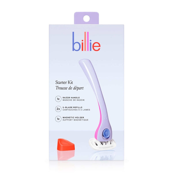 Kit de Inicio de Afeitadora para Mujer Lila billie