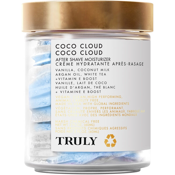 Crema para Después del Afeitado Coco Cloud Truly Beauty