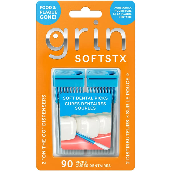 Palillos Interdentales SoftStx 90 unidades grin