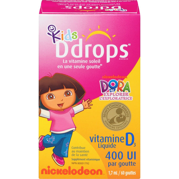 Vitamina D Niños 400 UI 60 Gotas D Drops