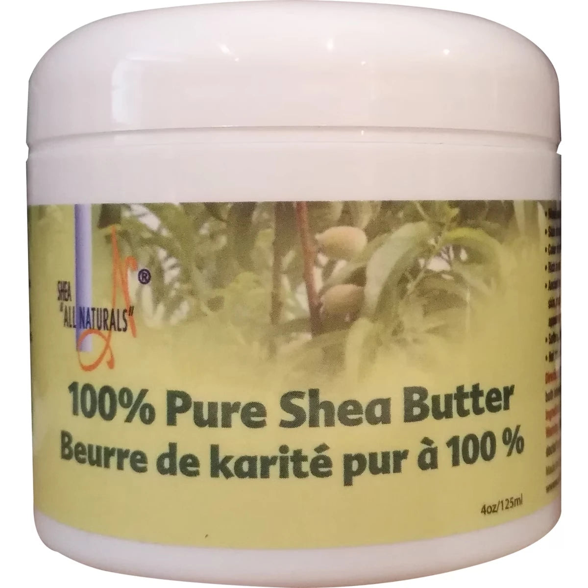 100% Puro Manteca de Karité All Naturals