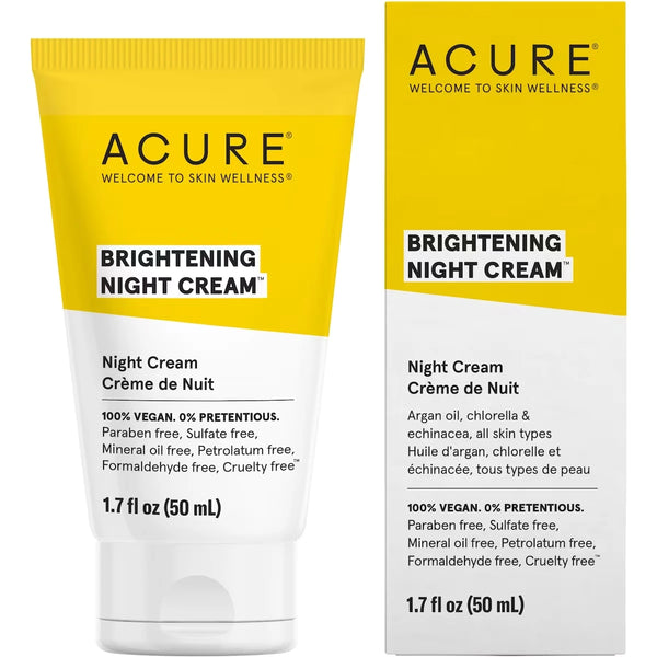 Crema Facial Iluminador de Noche Acure