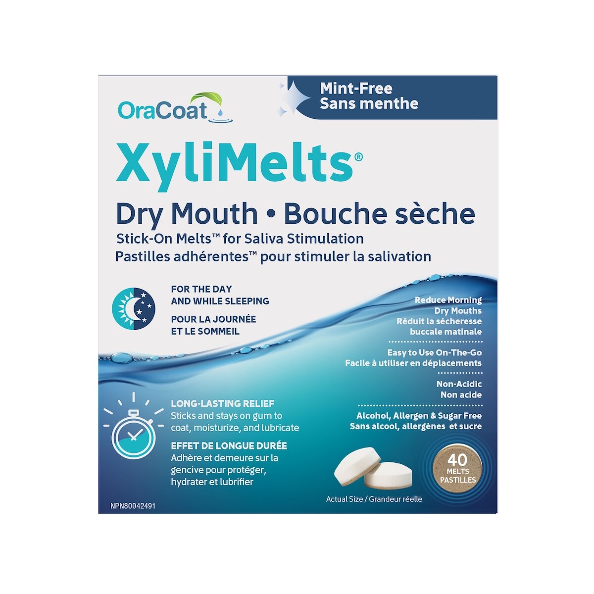 Discos Adhesivos para Boca Seca Xylimelts