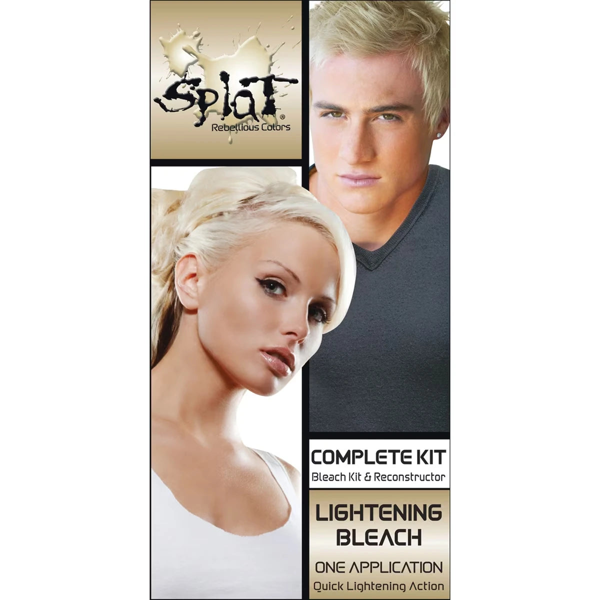 Kit Decolorante Aclarante y Reconstructor Splat