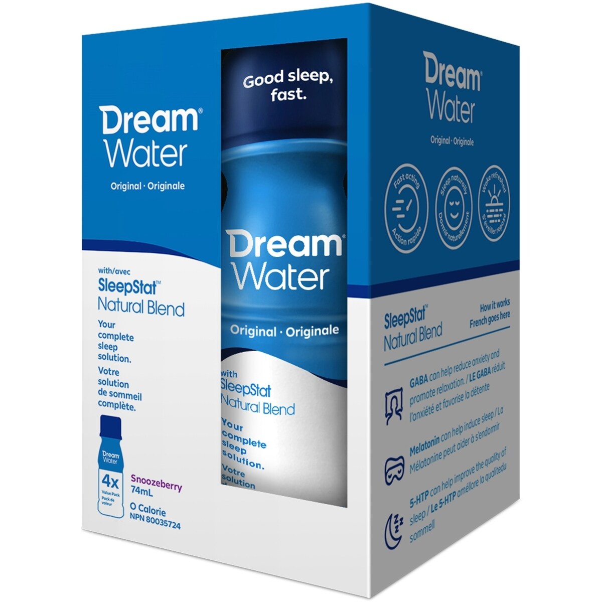 Bebida para el Sueño Snoozeberry 4 unidades Dream Water
